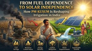 From Fuel Dependence to Solar Independence: How PM-KUSUM Is Reshaping Irrigation in India